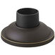 Isaac 7 inch Oil Rubbed Bronze Outdoor Pier Mount Base
