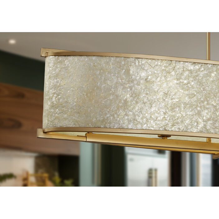 Sommers Bend 5 Light 48 inch Fawn Gold Island Chandelier Ceiling Light