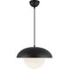 Alora Mood Rubio 1 Light 16 inch Matte Black Pendant Ceiling Light