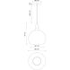 Alora Mood Castilla 1 Light 9.88 inch Aged Gold Pendant Ceiling Light in Opal Glass