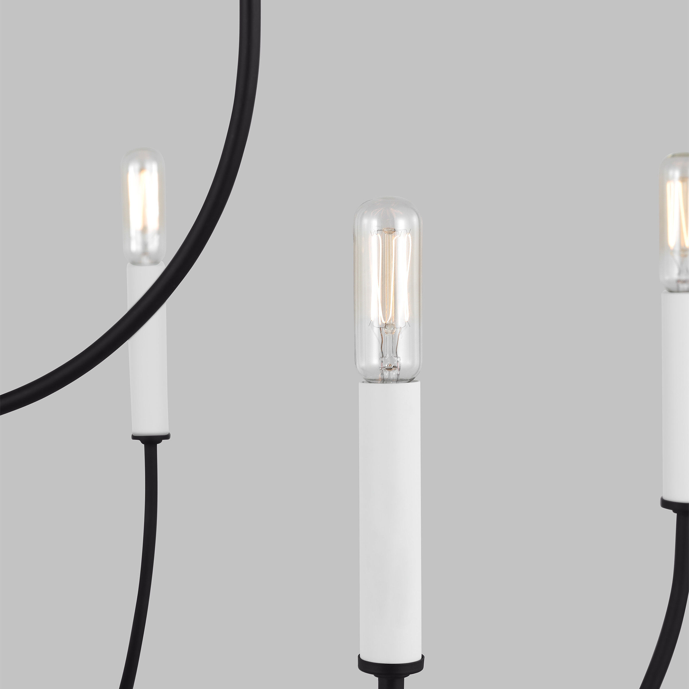 Greenwich 9 Light 32 inch Midnight Black Chandelier Ceiling Light