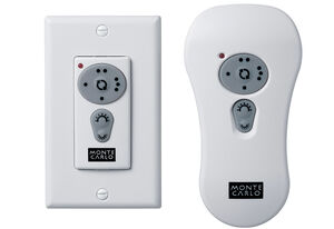 Universal Control White Fan Reversible Wall/Hand-Held Remote Transmitter