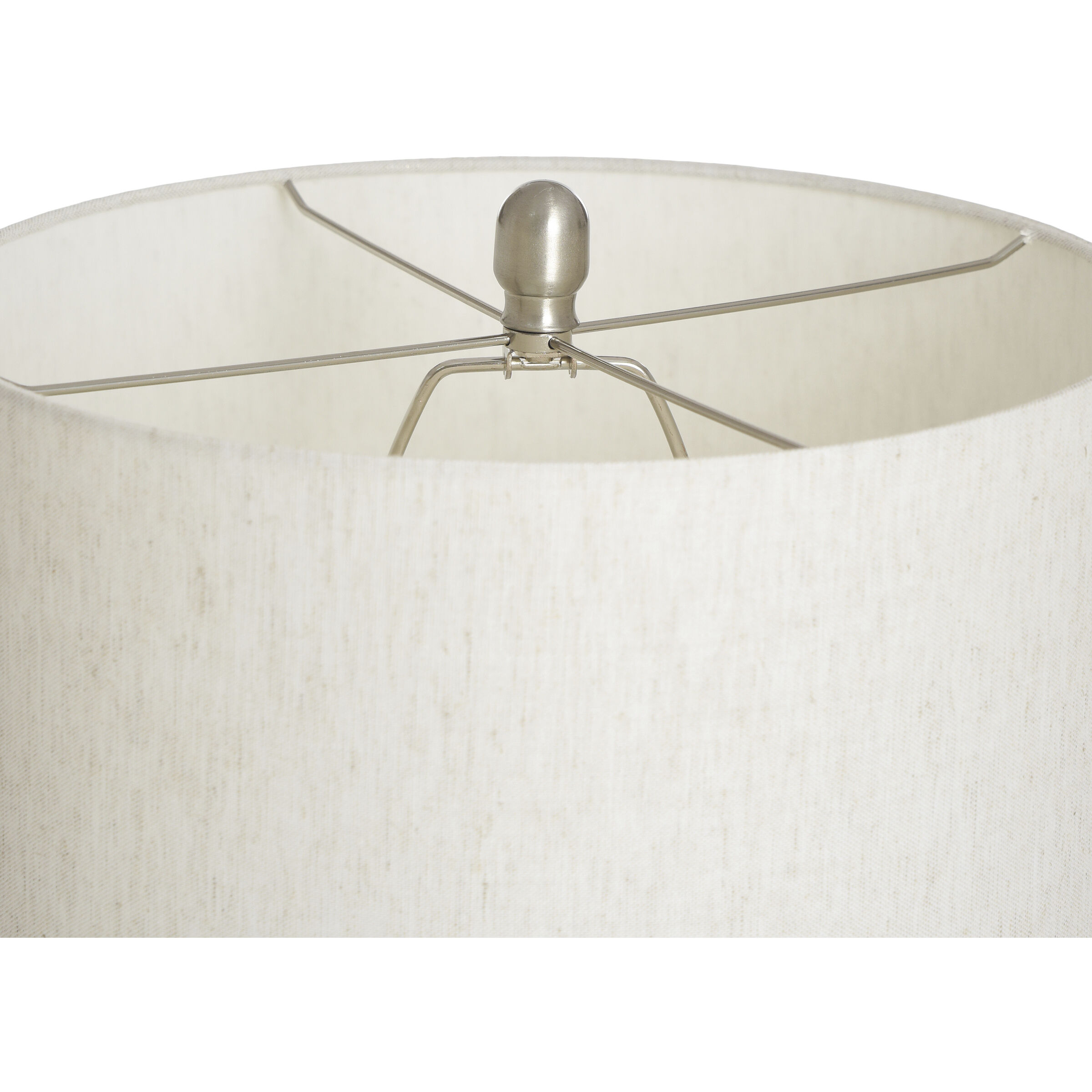 Cameron 32 inch 100.00 watt Malta Cream and Silver Table Lamp Portable Light
