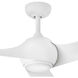 Tiburon 56 inch Matte White Smart Fan