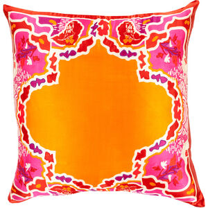 Geisha 22 inch Bright Purple, Bright Red, Dark Purple Pillow Kit
