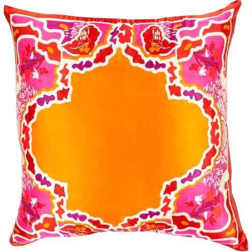 Geisha 18 inch Bright Purple, Bright Red, Dark Purple Pillow Kit