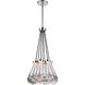 Vaso 7 Light 16.88 inch Polished Nickel Chandelier Ceiling Light