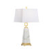 Town Square 29 inch 100.00 watt Natural White/Antique Table Lamp Portable Light