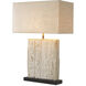 Hathor 30.71 inch 40.00 watt Sandstone with Brushed Brass Table Lamp Portable Light