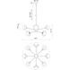 Alora Mood Francesca 8 Light 40 inch Aged Gold Chandelier Ceiling Light