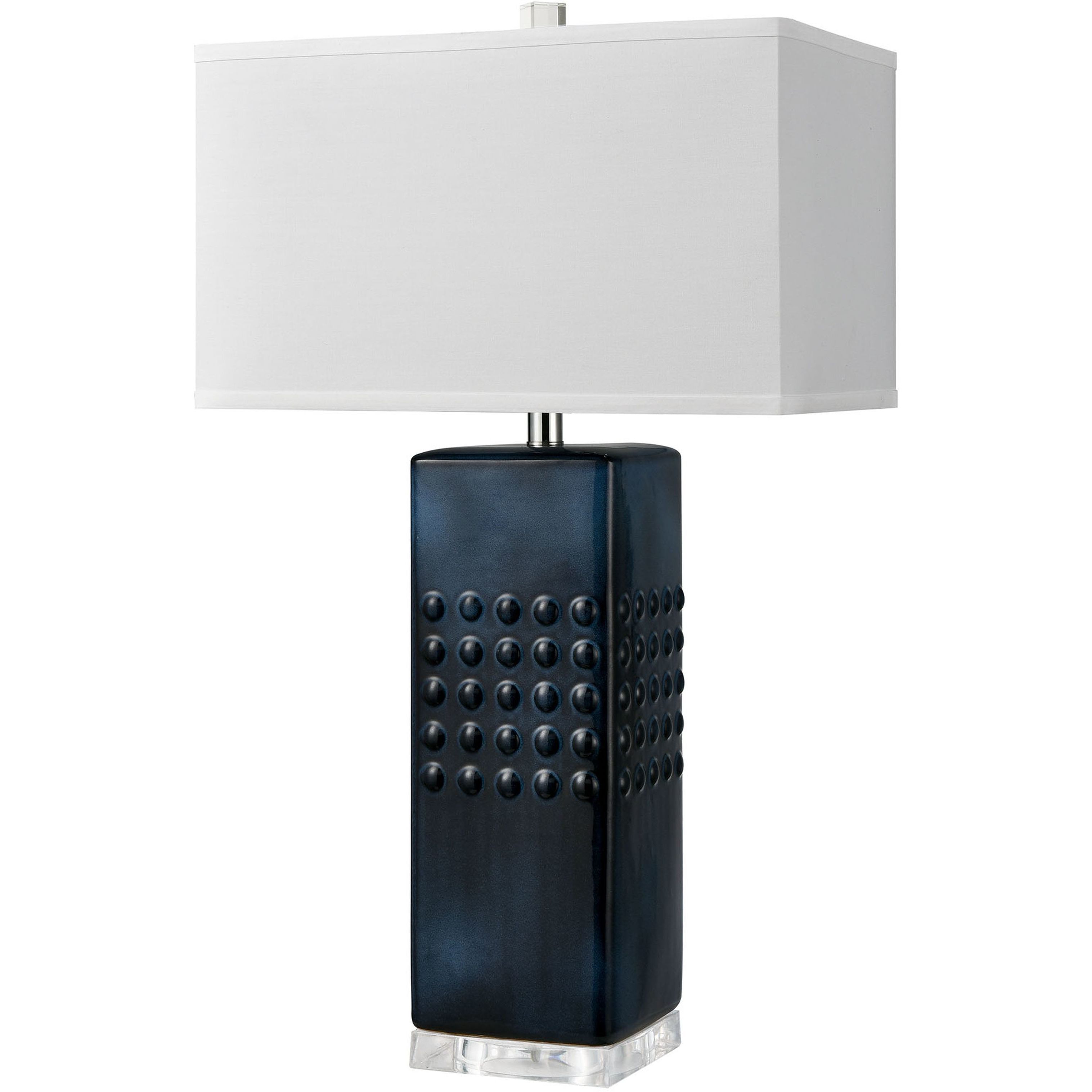 Easdale 30 inch 150 watt Navy Table Lamp Portable Light