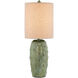 Cactus 27 inch 150 watt Antiqued Green Table Lamp Portable Light