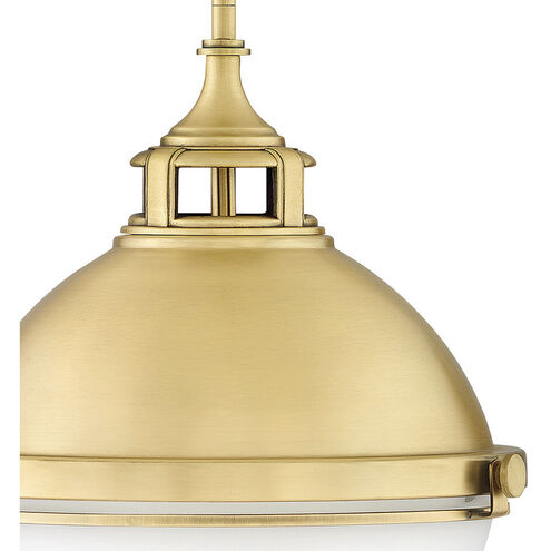 Fletcher 2 Light 13.5 inch Satin Brass Indoor Pendant Ceiling Light