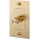 1G 100-120 Brass Dimmer Switch, LED