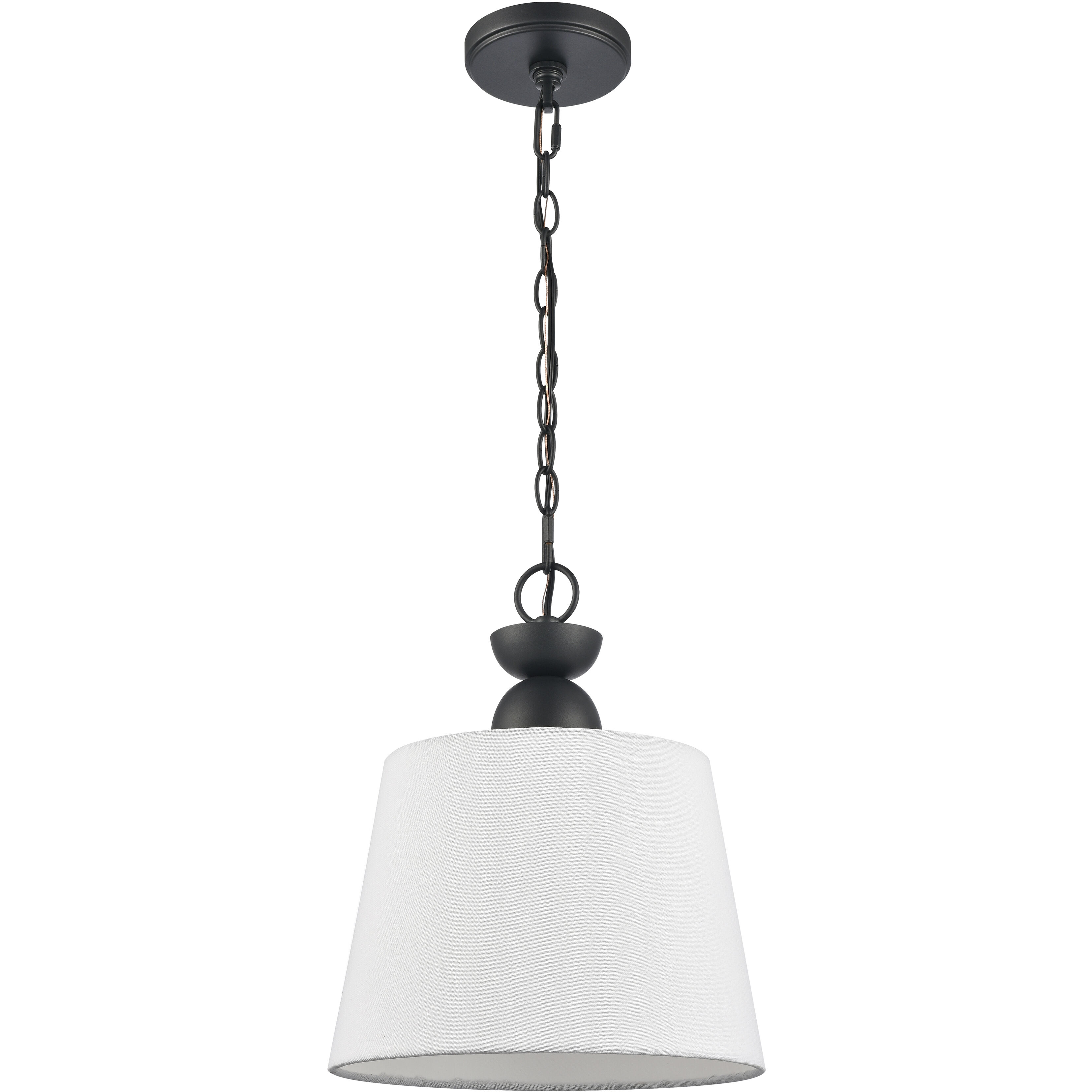 Kistler 1 Light 12 inch Charcoal Pendant Ceiling Light