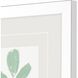 Florals Collection Block Profile Matted White Framed Art