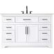 Remington 54 X 35 inch White Bathroom Vanity Cabinet