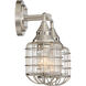 Connell 2 Light 15 inch Satin Nickel Bath Light Wall Light