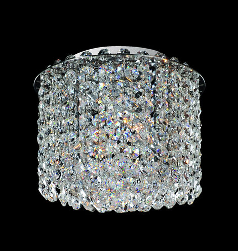 Milieu Metro 2 Light 8 inch Chrome Flush Mount Ceiling Light