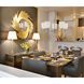Melrose 5 Light 24 inch Satin Nickel Chandelier Ceiling Light