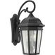 Verdae 3 Light 22 inch Textured Black Outdoor Wall Lantern, Large, Design Series