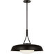 Richard June Liora 1 Light 20.3 inch Aged Iron Pendant Ceiling Light