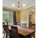 Briggs 3 Light 26 inch Brass Flush Mount Ceiling Light