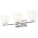 Annalise 3 Light 24 inch Chrome Vanity Wall Light
