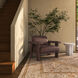 Marcello Brown Lounge Chair in Dark Brown