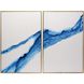 Fluidity 60 X 40 inch Hand Painted Art, Set Of 2