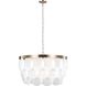 Sean Lavin Mellita 8 Light 30 inch Satin Brass Pendant Ceiling Light