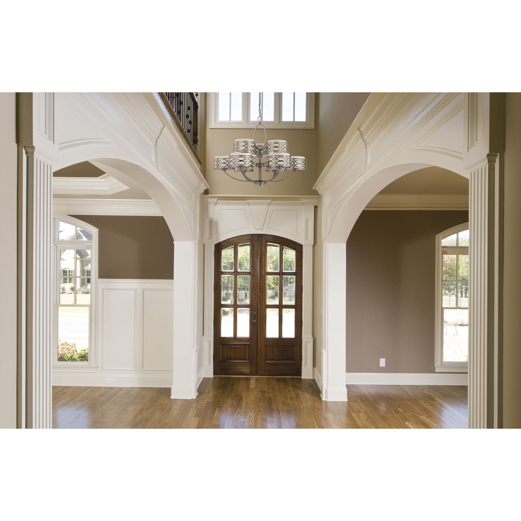 Harlow 9 Light 38 inch Hazel Bronze Chandelier Ceiling Light