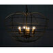 Mo 4 Light 19.5 inch Antique Brass Pendant Ceiling Light