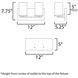 Lateral 2 Light 12 inch Satin Nickel Bath Vanity Wall Light in Satin White