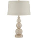 Niobe 27.5 inch 150 watt Natural Table Lamp Portable Light