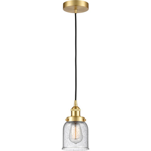 Edison Bell LED 5 inch Satin Gold Mini Pendant Ceiling Light
