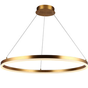 Circa LED 31 inch Gold Hanging Pendant Ceiling Light