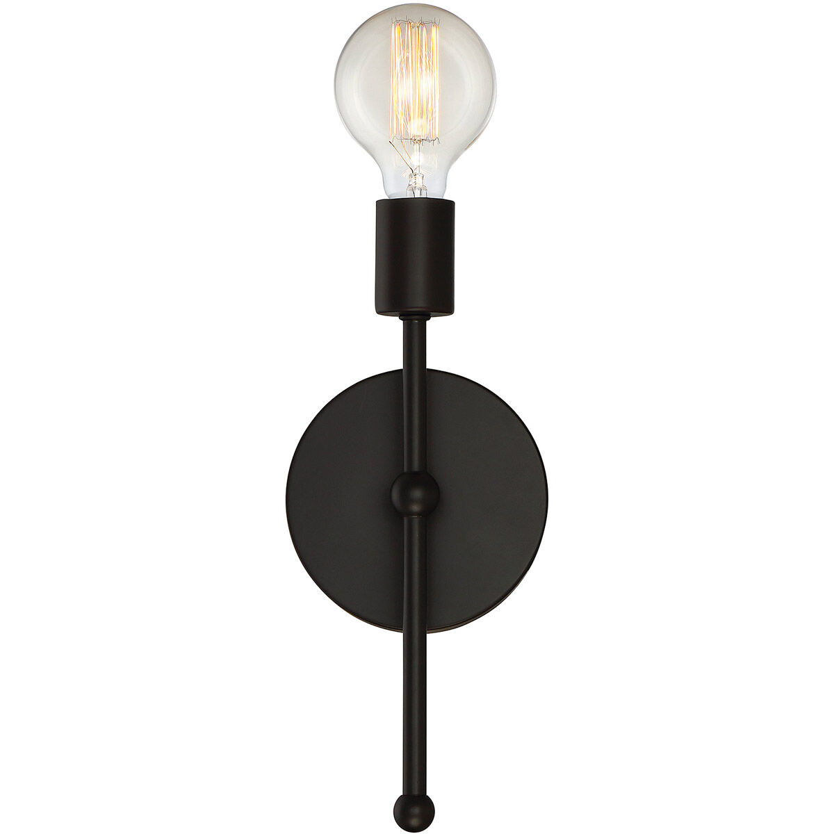 Industrial 1 Light 5.13 inch Oil Rubbed Bronze ADA Wall Sconce Wall Light in English Bronze