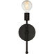 Industrial 1 Light 5.13 inch Oil Rubbed Bronze ADA Wall Sconce Wall Light in English Bronze