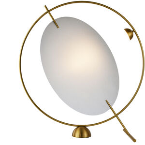 Artisan Collection/COMO Series 20 inch 4.00 watt Antique Brass Table Lamp Portable Light