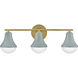 Haddie LED 24 inch Seafoam Bath Light Wall Light
