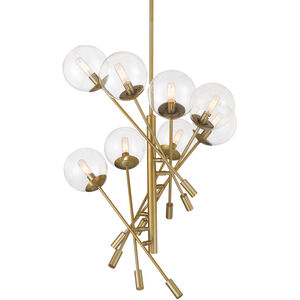 Auresa 8 Light 35 inch Soft Brass Pendant Ceiling Light