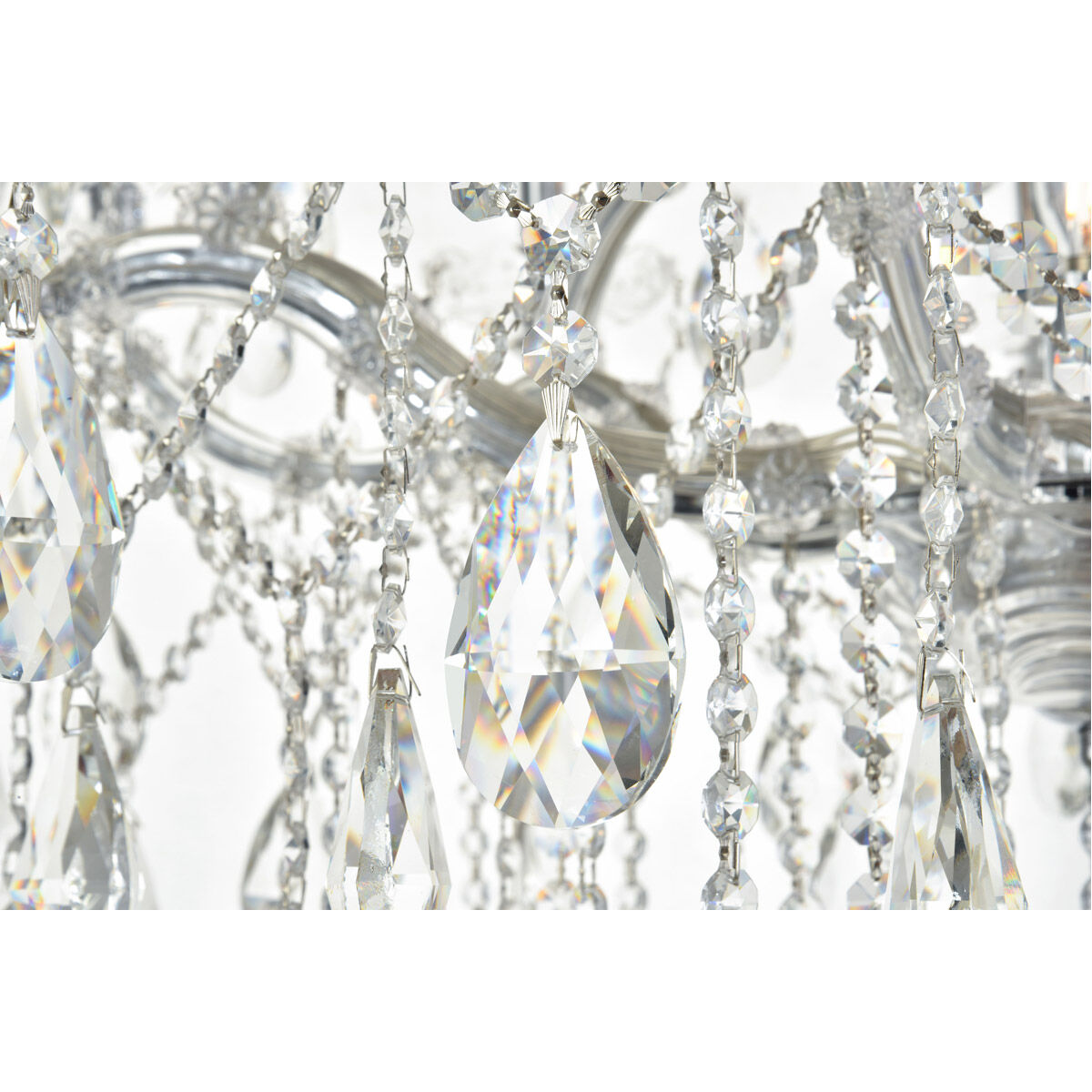 Maria Theresa 84 Light 96 inch Chrome Chandelier Ceiling Light in Clear, Royal Cut