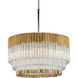 Charisma 26 inch Gold Leaf Pendant Ceiling Light