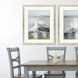Echoes of the Sea Blue and Gray and Green and White Framed Art