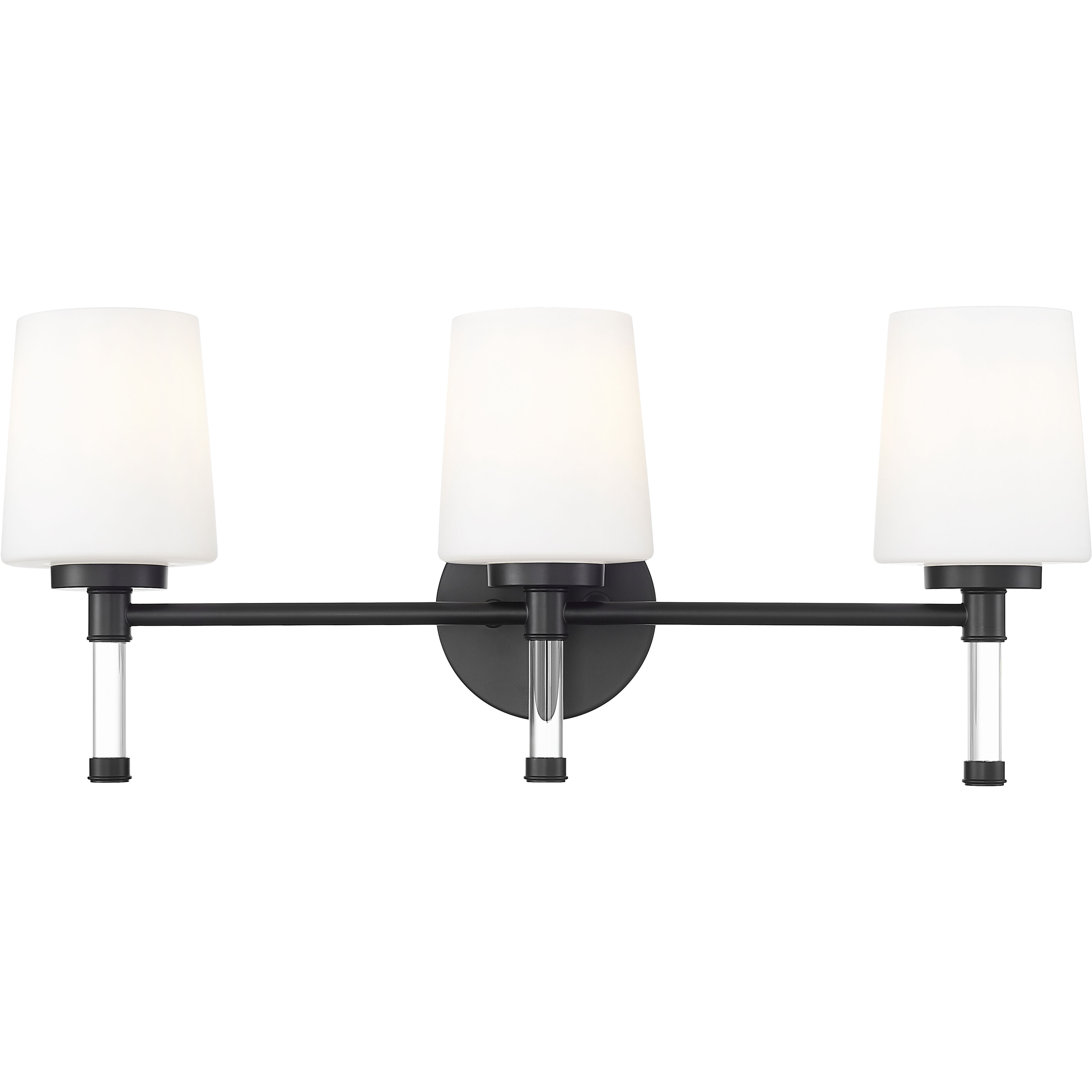 Henri Vanity Wall Light in Matte Black