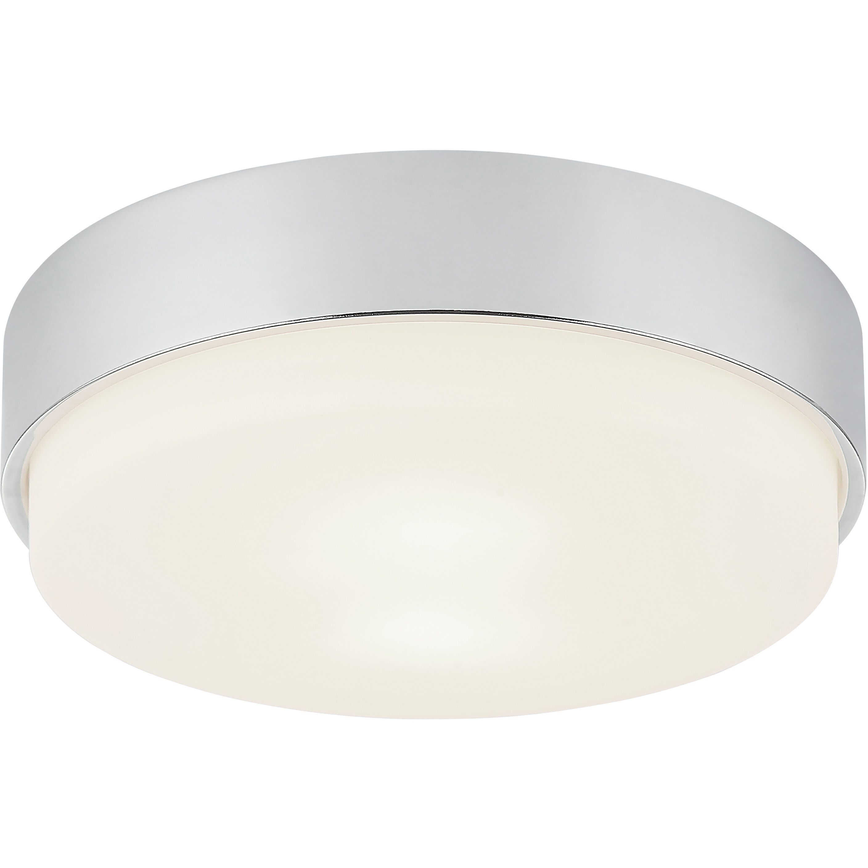 Quintz LED 12 inch Chrome Flush Mount Ceiling Light