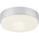 Quintz LED 12 inch Chrome Flush Mount Ceiling Light