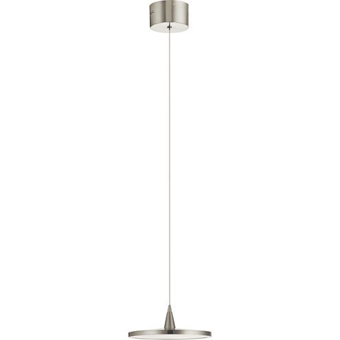 Jeno LED 9 inch Brushed Nickel Mini Pendant Ceiling Light