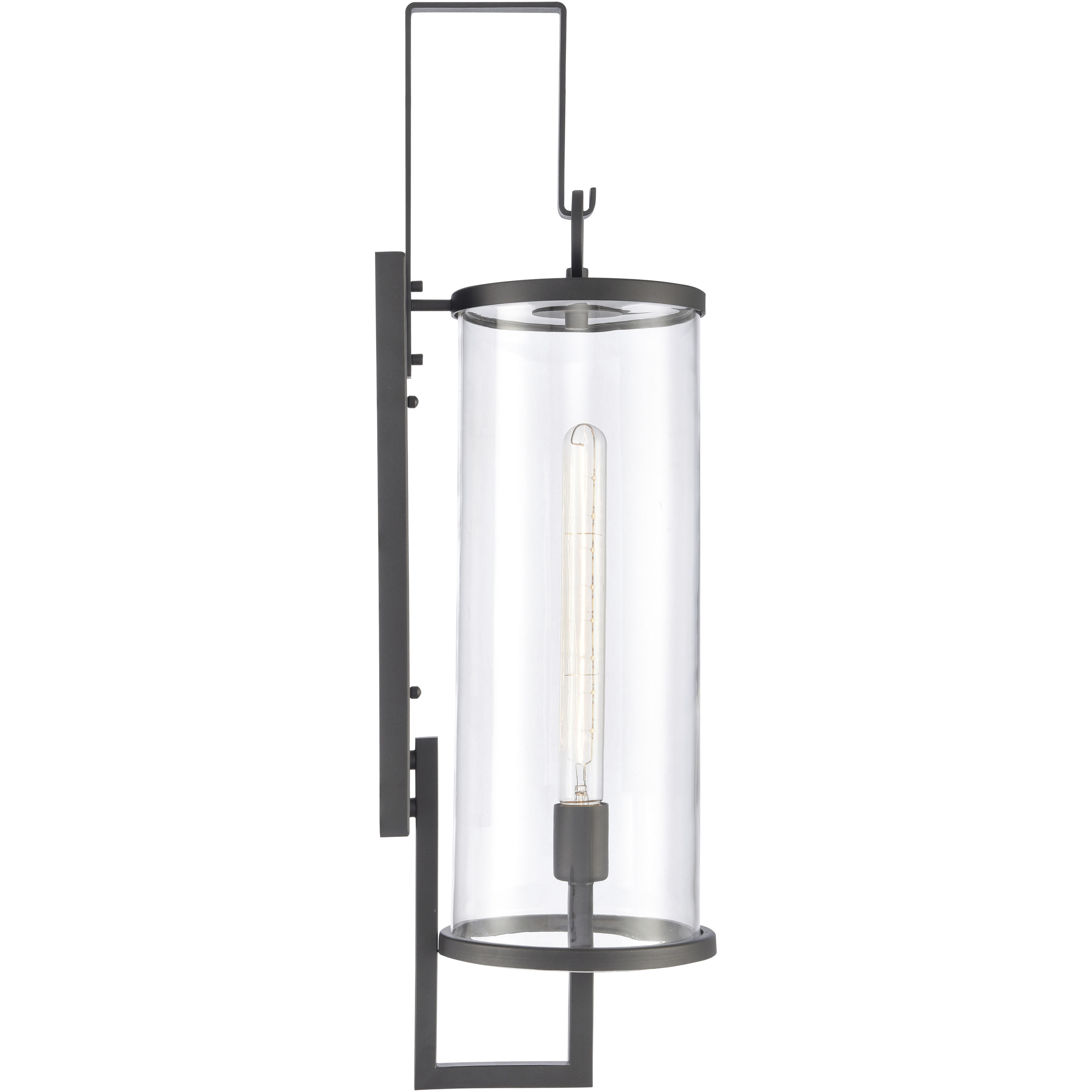 Hopkins 1 Light 30 inch Charcoal Outdoor Wall Sconce